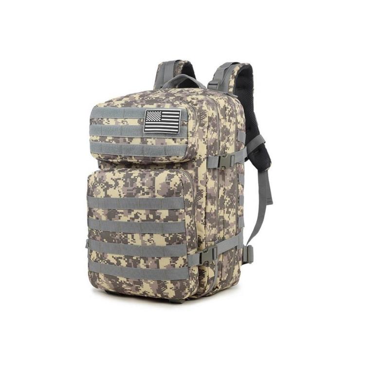 Plecak militarny wojskowy siwy 40-60L