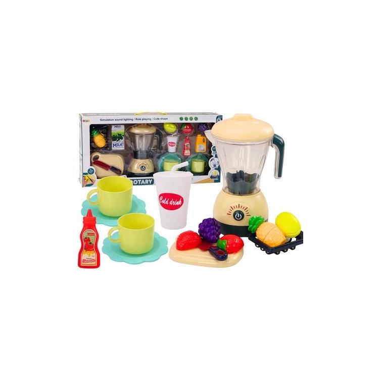 Zestaw elektryczny blender owoce światła dźwięki