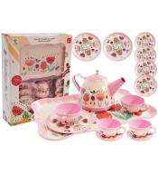 Zestaw do herbaty filiżanki imbryk spodki 14el