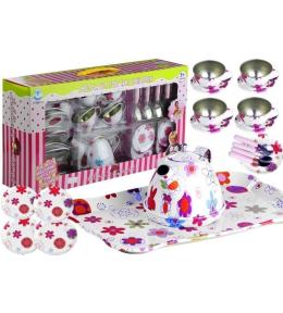 Zestaw do herbaty metalowy 18el