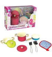 Zestaw garnków metalowych 8el