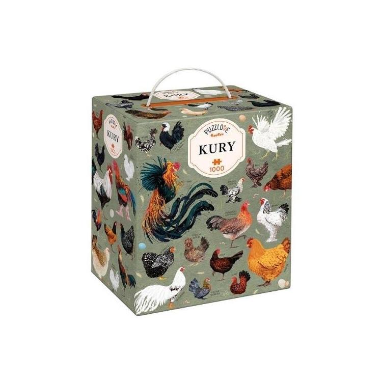 Puzzlove CzuCzu Kury 1000el puzzle rodzinne