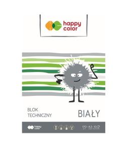 Blok techniczny biały A3 Happy Color