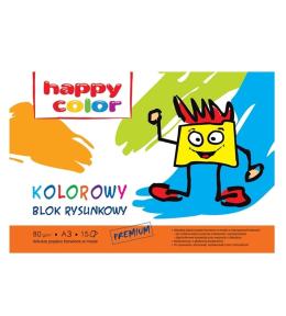 Blok rysunkowy kolorowy A3 Happy Color