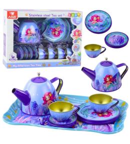 Zestaw do herbaty metalowy syrenka