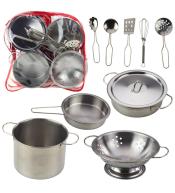 Zestaw kuchenny metalowy 12el