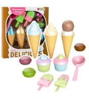 Zestaw lodów i słodkośći