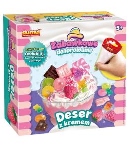 Zabawkowe dekorowanie Deser z kremem