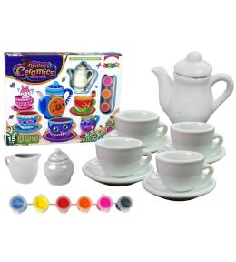 Zestaw do herbaty z farbami