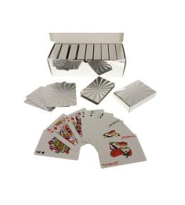 Karty do gry srebrne
