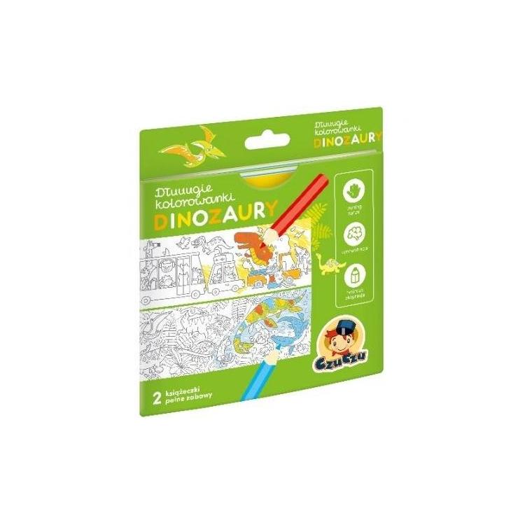 Dłuuugie kolorowanki Dinozaury