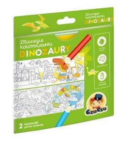 Dłuuugie kolorowanki Dinozaury
