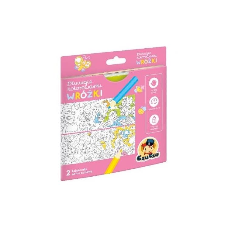 Dłuuugie kolorowanki Wróżki