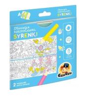 Dłuuugie kolorowanki Syrenki