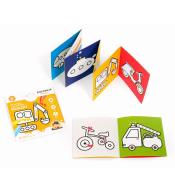 Długie rysowanki 2+ Koloruję. Pojazdy