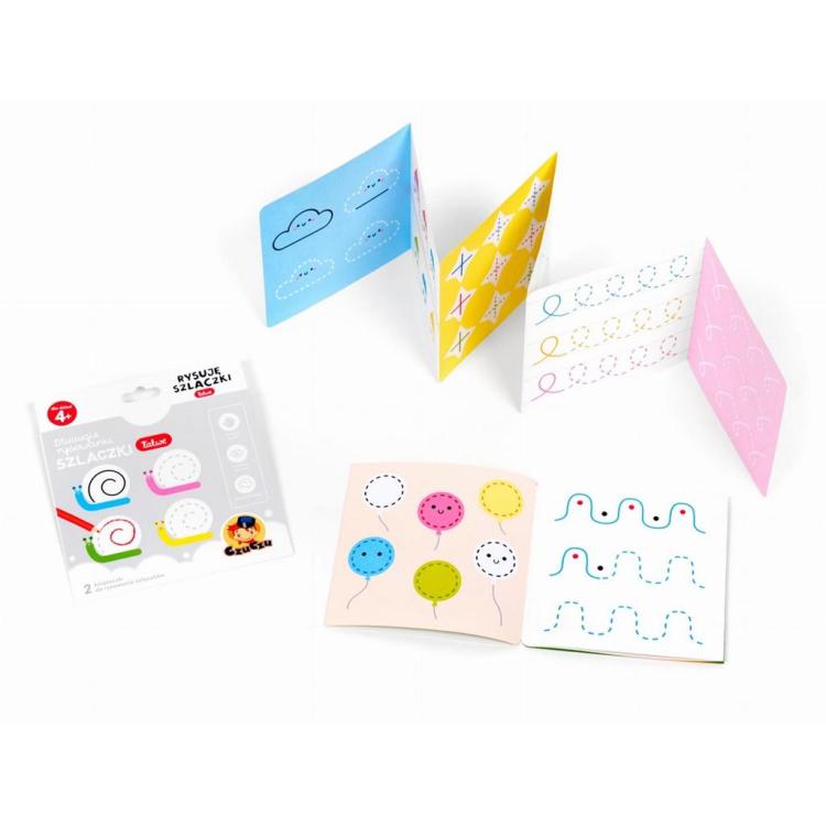 Długie rysowanki 4+ Rysuję szlaczki. Łatwe