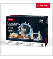 Puzzle 3D Cityline Londyn led