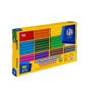 Zestaw przedszkolny Plastelina 12 kolorów 180szt