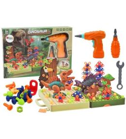 Klocki konstrukcyjne do skręcania z wiertarką Dino