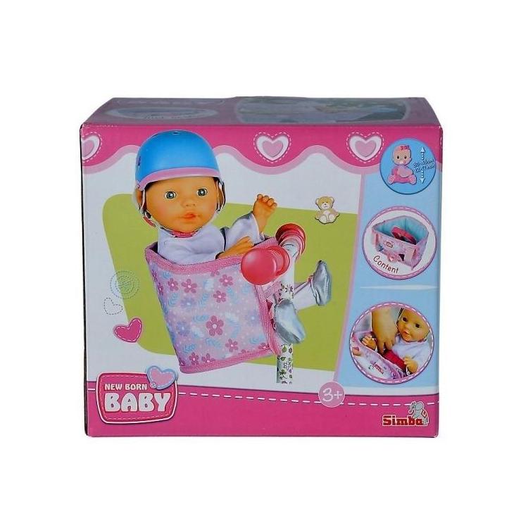 Fotelik rowerowy dla lalek New Born Baby