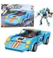 Klocki konstrukcyjne Auto z napędem Robot 2w1 336e