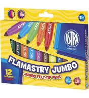 Flamastry Jumbo 12 kolorów ASTRA