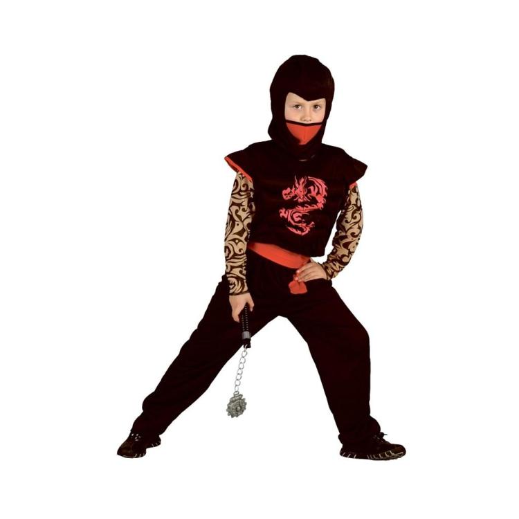 Strój Ninja-Czerwony Smok rozm. 130/140cm