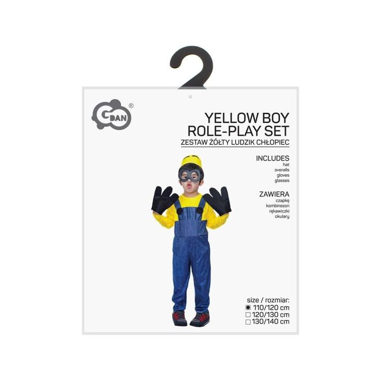 Strój dla dzieci Żółty Ludzik chłopiec 110/120 cm