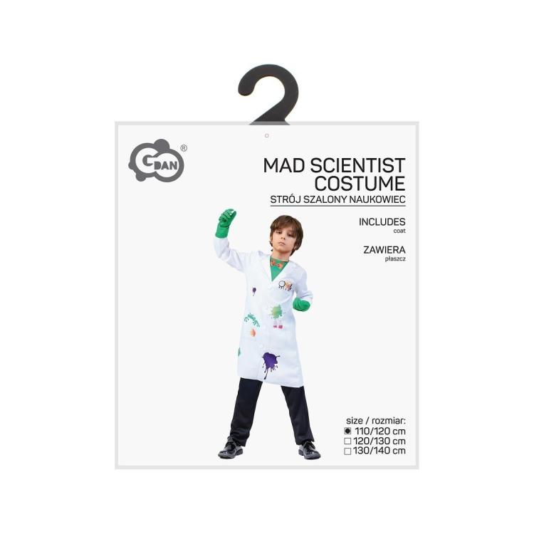 Strój dla dzieci Szalony naukowiec 110/120cm