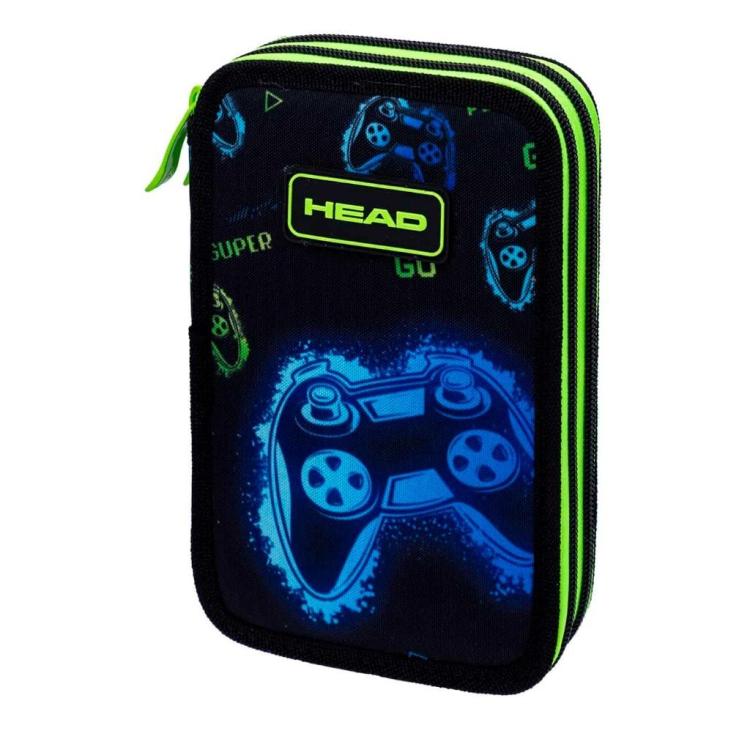 Piórnik podwójny bez wyp Head Go Playing Neon AC2