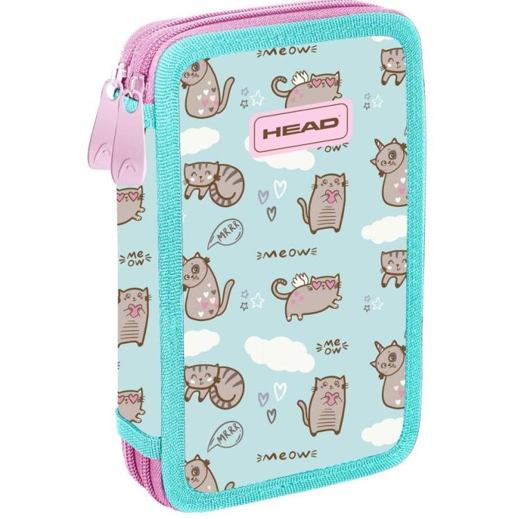 Piórnik podwójny bez wyp. Meow ASTRA