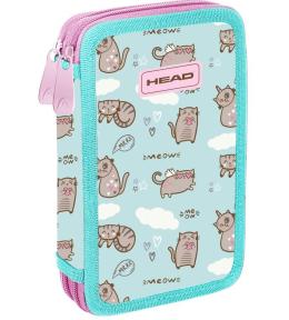 Piórnik podwójny bez wyp. Meow ASTRA