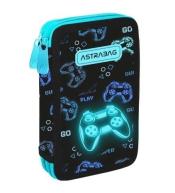 Piórnik podwójny bez wyp Astrabag Go Playing ASTRA