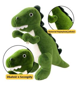 Maskotka przytulanka dinozaur zielony 27cm