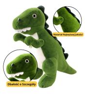 Maskotka przytulanka dinozaur zielony 27cm
