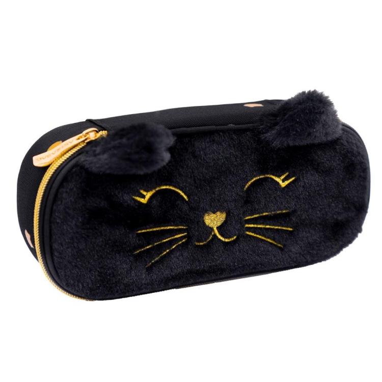 Piórnik Astrabag Fluffy Kitty Black AC6