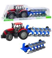 Traktor rolniczy z pługiem