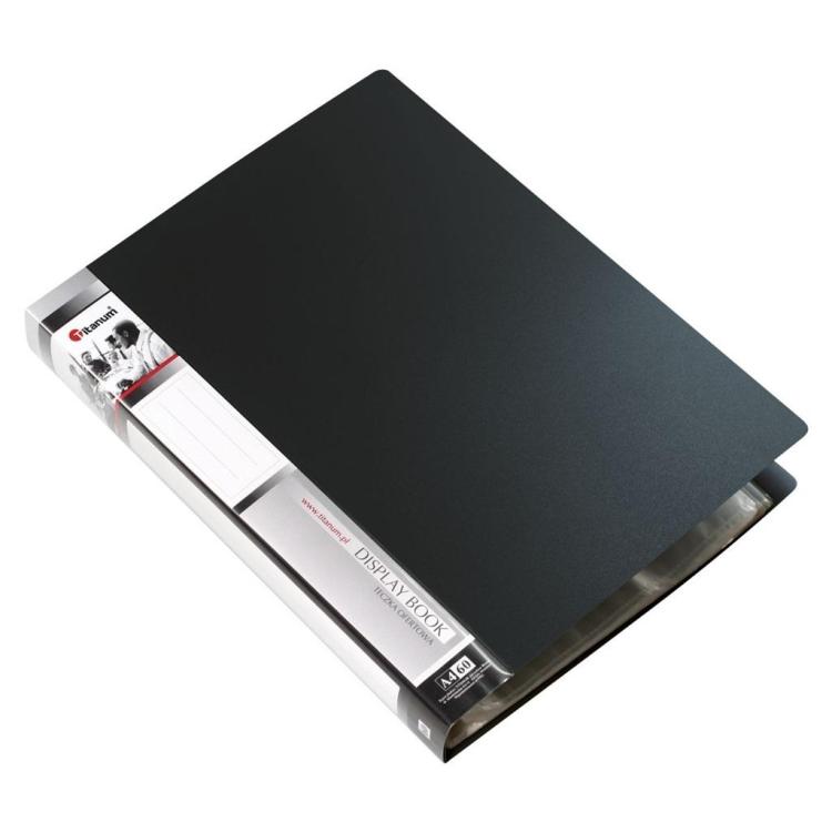 Teczka ofertowa A4 60 koszulek czarna