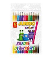 Kredki ołówkowe Jumbo 12 kolorów
