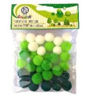 Pompony dekoracyjne 20mm - Runo leśnie ASTRA