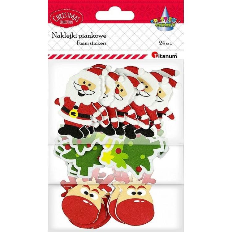 Naklejki piankowe 24szt