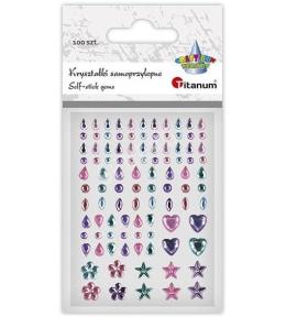 Kryształki samoprzylepne Łezki mix 100szt