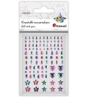 Kryształki samoprzylepne Łezki mix 100szt