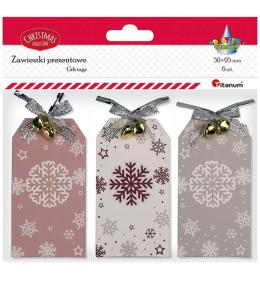 Zawieszki prezentowe 5x9cm 6szt