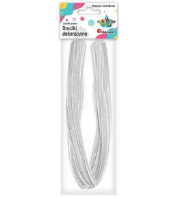 Druciki 0,6x50cm 15szt białe