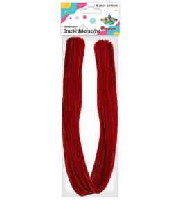 Druciki 0,6x50cm 15szt czerwone