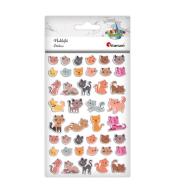 Naklejki wypukłe koty 42szt