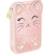 Piórnik poj z wyp Astrabag Fluffy Kitty ASTRA