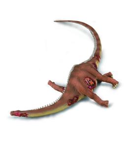 Dinozaur Brontozaur ofiara