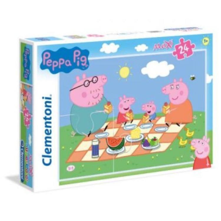 Puzzle 24 Maxi Super Kolor Peppa Pig